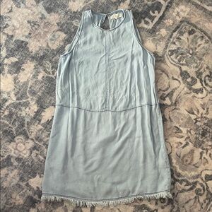 Thread & Supply Light Blue Sleeveless Mini Dress